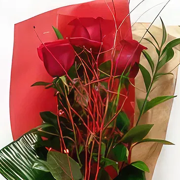 Ibiza flowers  -  Bridal Love Flower Bouquet/Arrangement