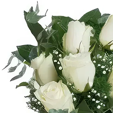 Cala Llonga flowers  -  Ethereal Snowfall Bouquet Flower Bouquet/Arrangement