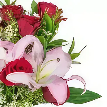 Ad Dilam blomster- Blandede orientalske blomster Blomsterarrangementer bukett