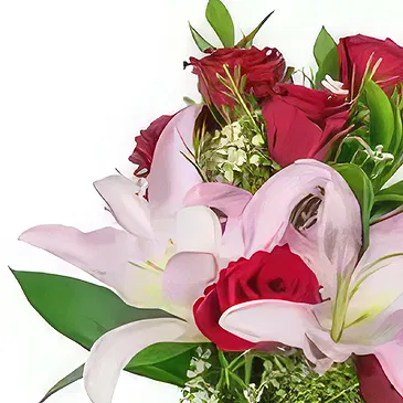 Ad Dilam blomster- Blandede orientalske blomster Blomsterarrangementer bukett