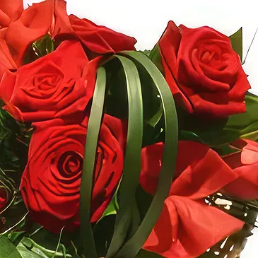 Wroclaw flowers  -  Red Love Flower Bouquet/Arrangement