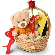 Jumeirah Online Blumenhändler - Liebenswerter Geschenkkorb Blumenstrauß
