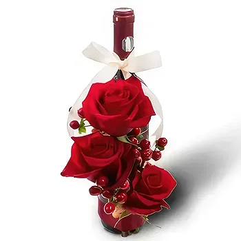 Kravino flowers  -  Bordeaux Wine Flower Delivery
