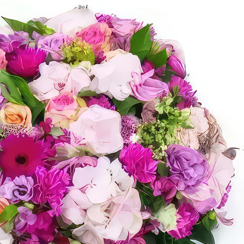 fleuriste fleurs de Bordeaux- Coussin de deuil à l'Anglaise Épidaure Bouquet/Arrangement floral