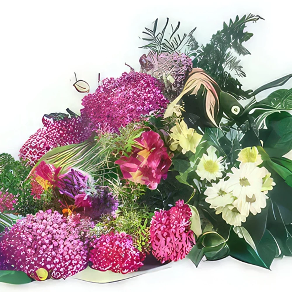 Pau blomster- Eternal Tenderness sørgespray Blomst buket/Arrangement
