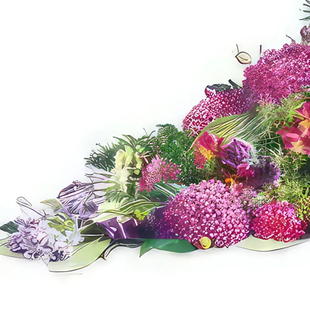 fleuriste fleurs de Bordeaux- Gerbe de deuil Tendresse Eternelle Bouquet/Arrangement floral