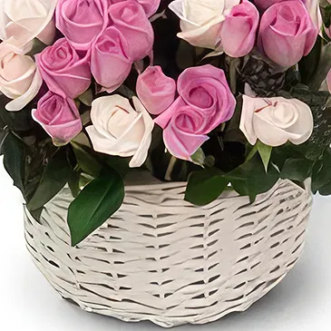 Cung Kiệm flowers  -  Delicate Pink Roses Flower Bouquet/Arrangement
