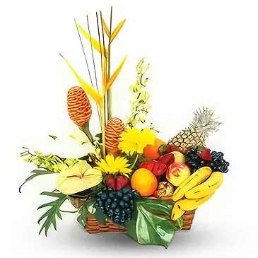 fiorista fiori di Mount dOr- Frutta e fiori Bouquet floreale