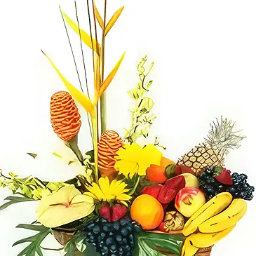 fiorista fiori di Mount dOr- Frutta e fiori Bouquet floreale