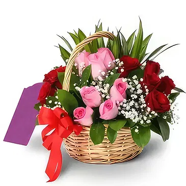 Garhoud flowers  -  Exquisite Floral Basket Flower Bouquet/Arrangement