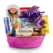 Cung Kiệm online Florist - Colorful Snack Basket Bouquet