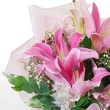 Cung Kiệm flowers  -  Pink Passion Flower Bouquet/Arrangement
