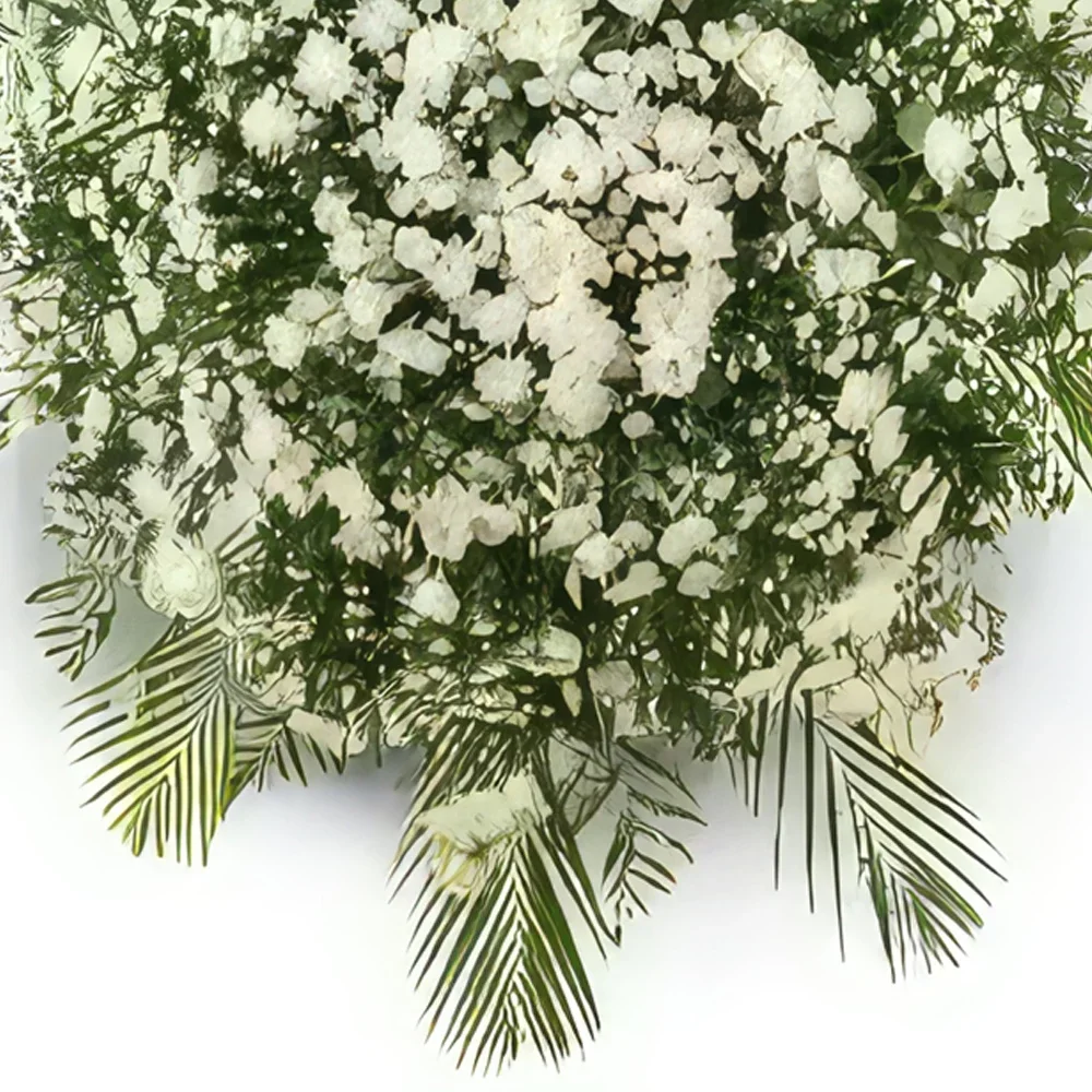 Σαλβαντόρ λουλούδια- Πολυτελές Στέμμα των Συλλυπητηρίων Μπουκέτο/ρύθμιση λουλουδιών