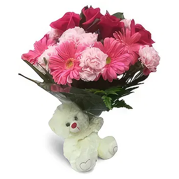 flores de Zaragoza- Estética Rosa Flor Entrega