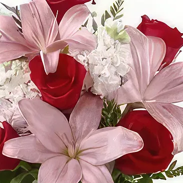 Bukit Meriam blomster- Blushing Beauty Blomst buket/Arrangement