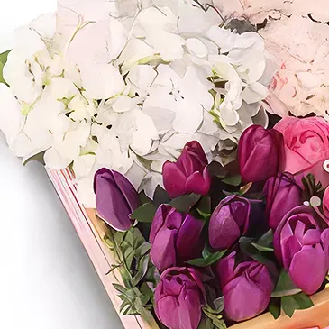 Ghadeer al tair flowers  -  Eye-Catching Floral Tray Flower Bouquet/Arrangement
