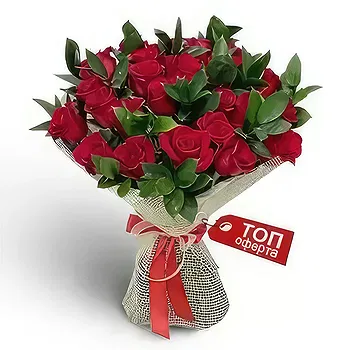 Kravino flowers  -  Dreamy Red Flower Delivery