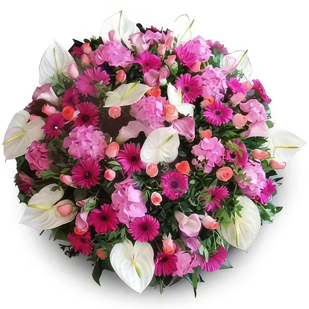 Portimao λουλούδια- Συλλυπητήρια Μπουκέτο/ρύθμιση λουλουδιών