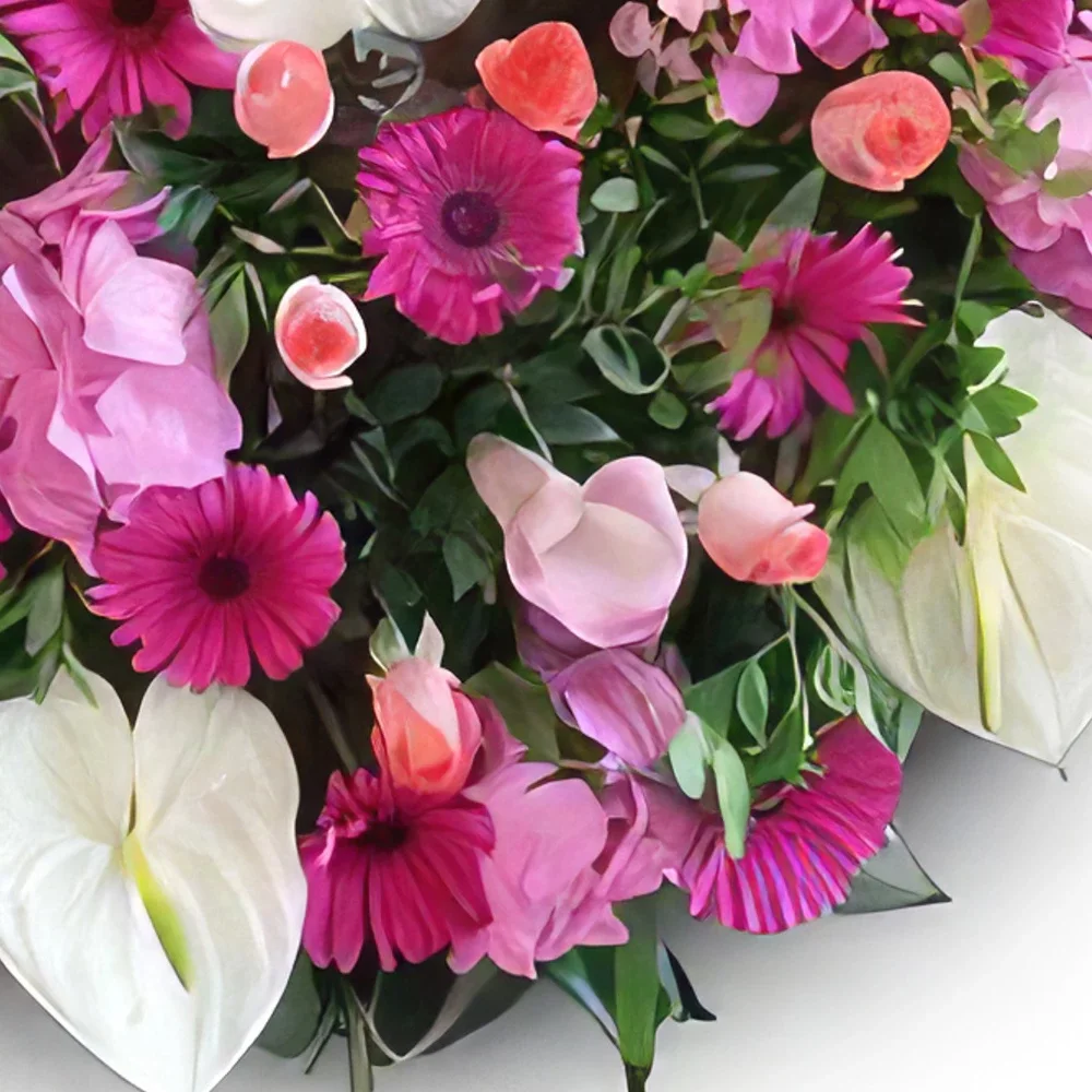 פארו פרחים- תַנחוּמִים זר פרחים/סידור פרחים