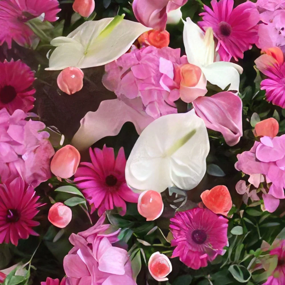 Portimao kvety- Sústrasť Aranžovanie kytice