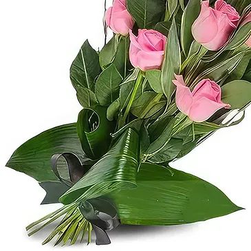 Cala Llonga flowers  -  Pink Rose Farewell Flower Bouquet/Arrangement