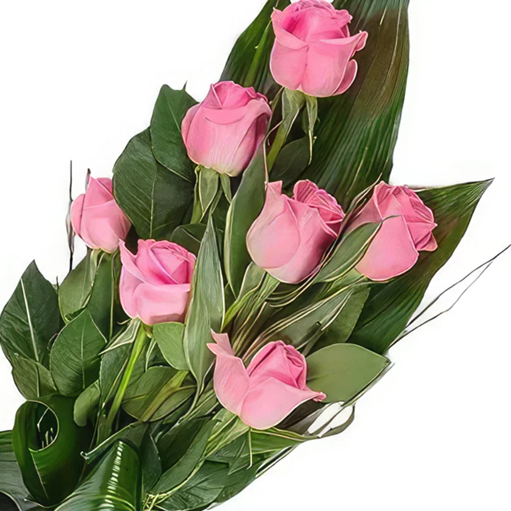 Benalmadena blomster- Rosa rose farvel Blomsterarrangementer bukett