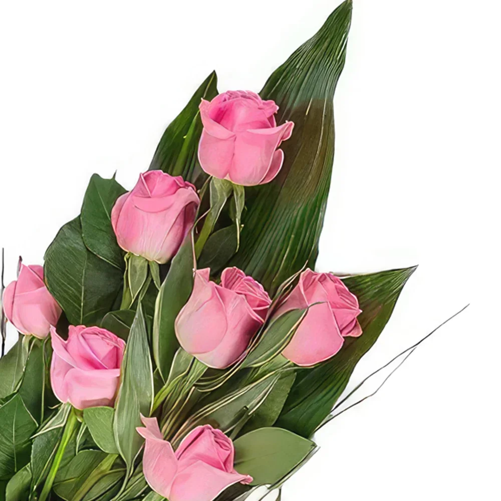 ดอกไม้ บายาโดลิด - อำลากุหลาบสีชมพู ช่อดอกไม้/การจัดวางดอกไม้
