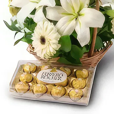 Douglas Blumen Florist- Weiße Kombination Bouquet/Blumenschmuck