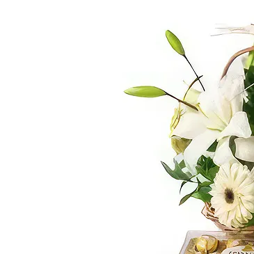 Douglas Blumen Florist- Weiße Kombination Bouquet/Blumenschmuck