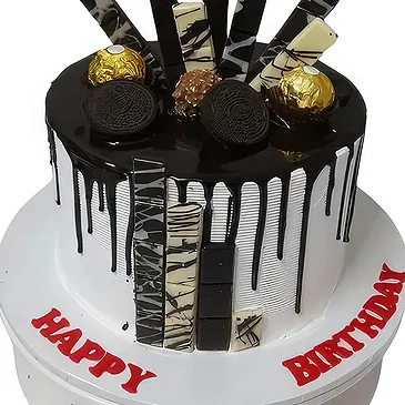 Soy flowers  -  Tall Chocolate Cake Flower Bouquet/Arrangement