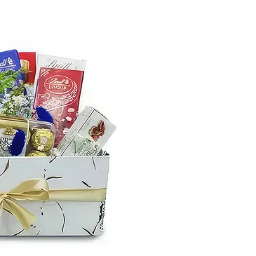 Tarut Blumen Florist- Pralinen-Korb Bouquet/Blumenschmuck