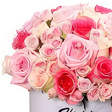 Buangkok flowers  -  Stylish Box Flower Bouquet/Arrangement