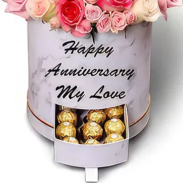 Buangkok flowers  -  Stylish Box Flower Bouquet/Arrangement