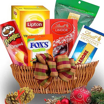 Vietnam flowers  -  Sweet Christmas Basket Flower Bouquet/Arrangement
