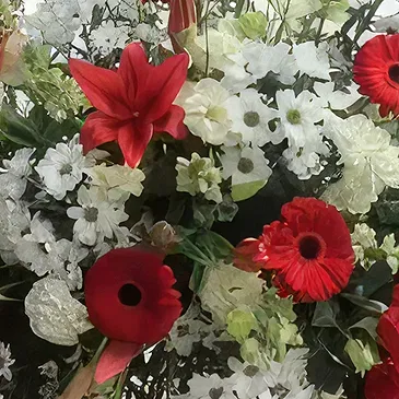 Cala Llonga flowers  -   Red Wreath Flower Bouquet/Arrangement