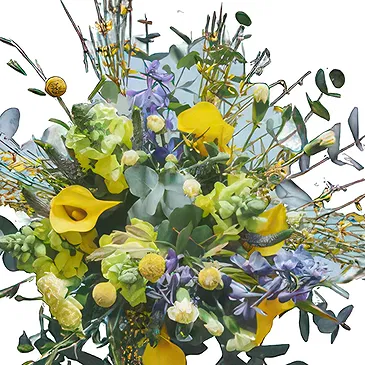 Sunds blommor- Glad Bukett/blomsterarrangemang