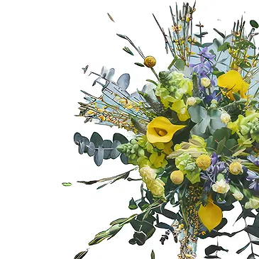 Sunds blommor- Glad Bukett/blomsterarrangemang