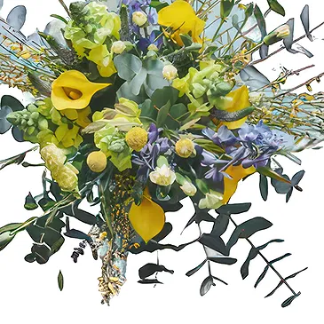 Sunds blommor- Glad Bukett/blomsterarrangemang