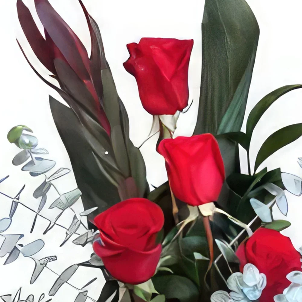 Cascais Blumen Florist- Voller Charme Bouquet/Blumenschmuck