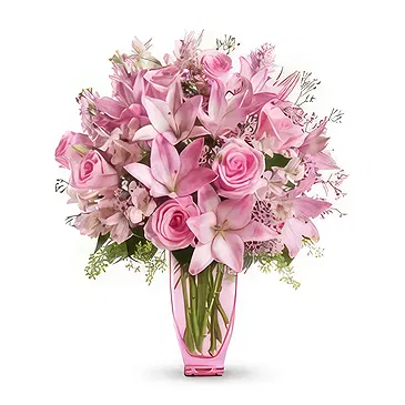 Hội An flowers  -  Pink Love Flower Bouquet/Arrangement