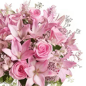 Hội An flowers  -  Pink Love Flower Bouquet/Arrangement