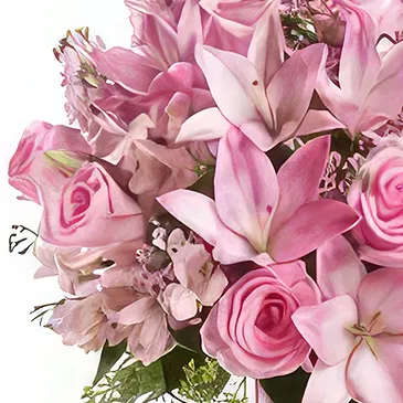 Hội An flowers  -  Pink Love Flower Bouquet/Arrangement