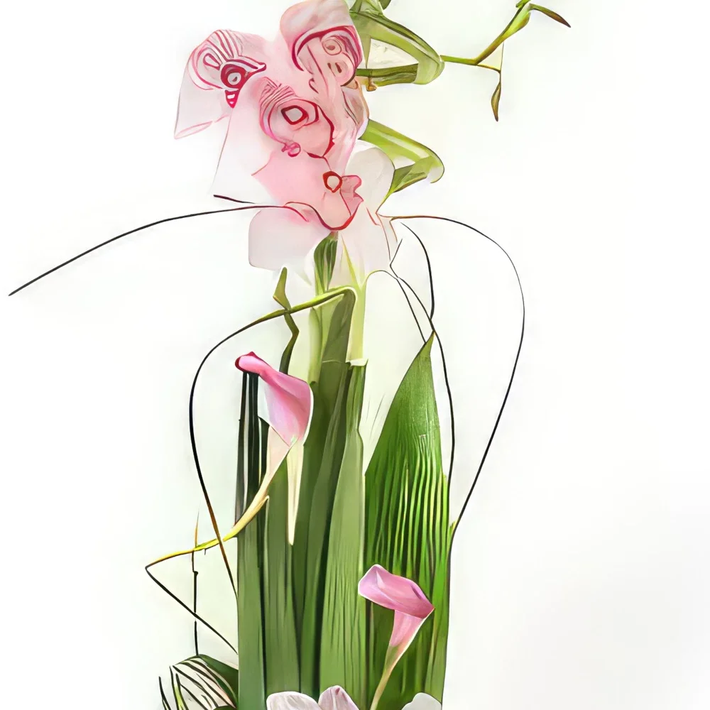 Lille kukat- Floral Exuberance koostumus Kukka kukkakimppu
