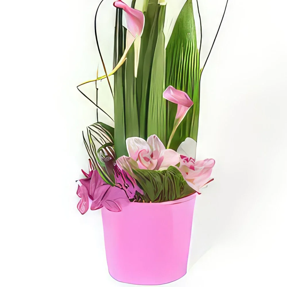 Tarbes цветя- Композиция с флорално изобилие Букет/договореност цвете