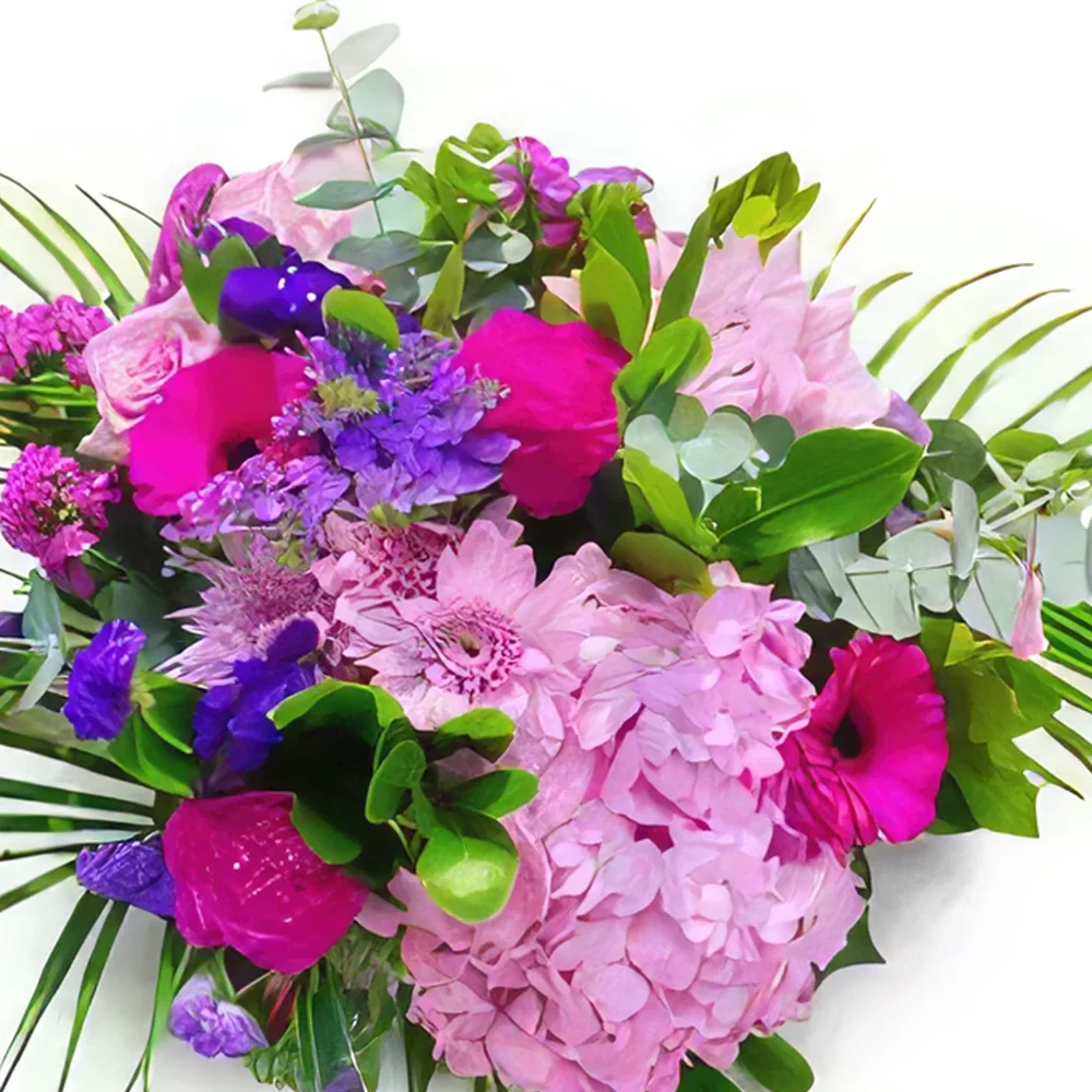 Ибиса цветя- Аранжировка с цветя 4 Букет/договореност цвете