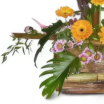 Malta flowers  -  Yellow & Green Flower Bouquet/Arrangement