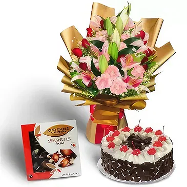 Asipulo flowers  -  Asiatic Pink  Flower Bouquet/Arrangement