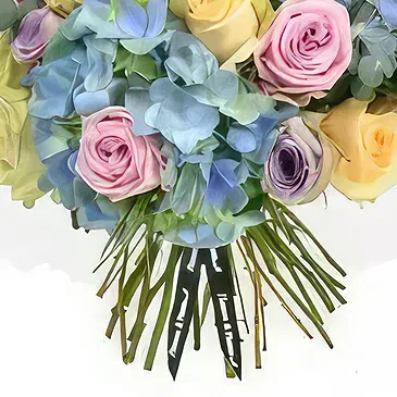 Kemubu Blumen Florist- Frühlingsblau Bouquet/Blumenschmuck