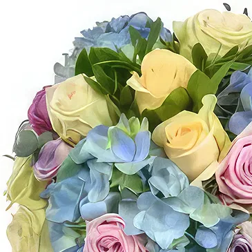 Kemubu Blumen Florist- Frühlingsblau Bouquet/Blumenschmuck