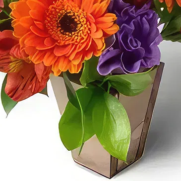 Chile flowers  -  Arrangement of Brightly Colored Field Flowers Flower Bouquet/Arrangement